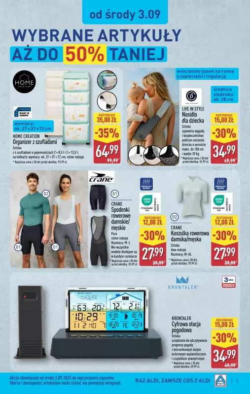 Aldi - gazetka promocyjna Aldi ma to coś! od środy 03.09 do soboty 06.09 - strona 5