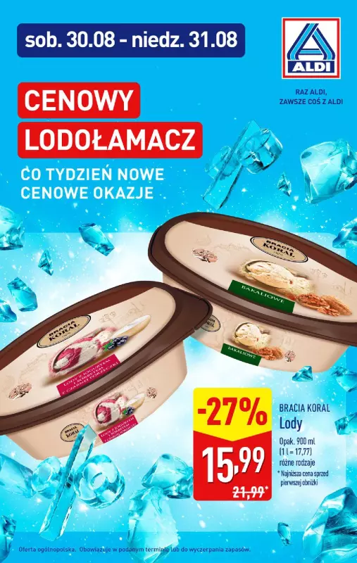 Aldi - gazetka promocyjna Pełny katalog! od poniedziałku 25.08 do niedzieli 31.08 - strona 38