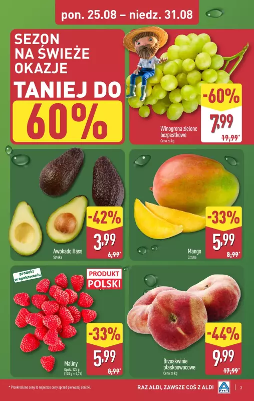 Aldi - gazetka promocyjna Pełny katalog! od poniedziałku 25.08 do niedzieli 31.08 - strona 3