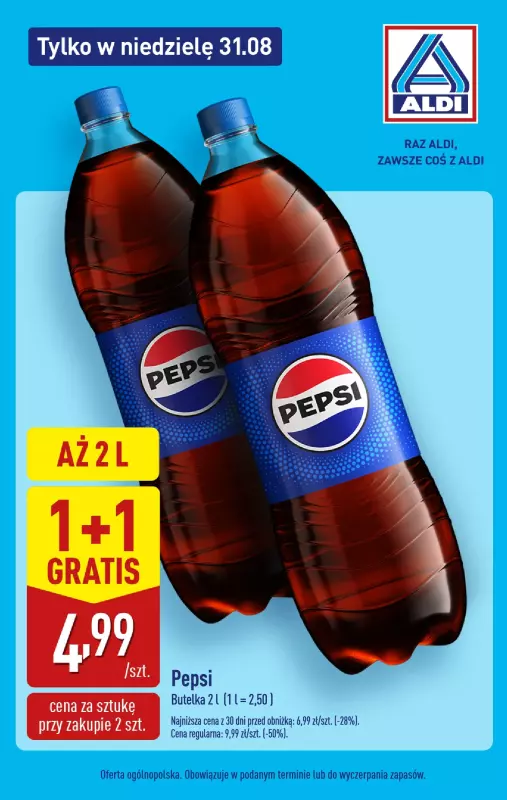 Aldi - gazetka promocyjna Tylko w niedzielę! od niedzieli 31.08 do niedzieli 31.08 - strona 6