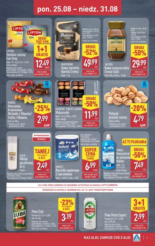 Aldi - gazetka promocyjna Weekend super cen w Aldi! od czwartku 28.08 do niedzieli 31.08 - strona 3