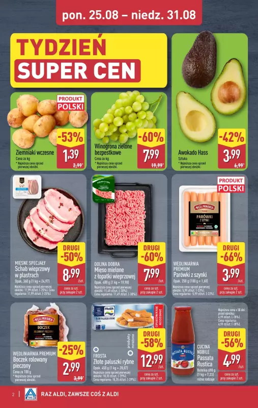 Aldi - gazetka promocyjna Weekend super cen w Aldi! od czwartku 28.08 do niedzieli 31.08 - strona 2