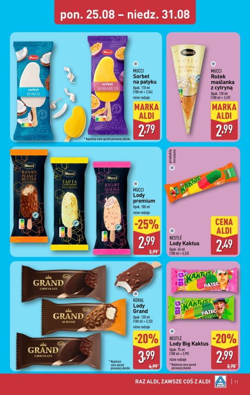 Aldi - gazetka promocyjna Weekend super cen w Aldi! od czwartku 28.08 do niedzieli 31.08 - strona 11