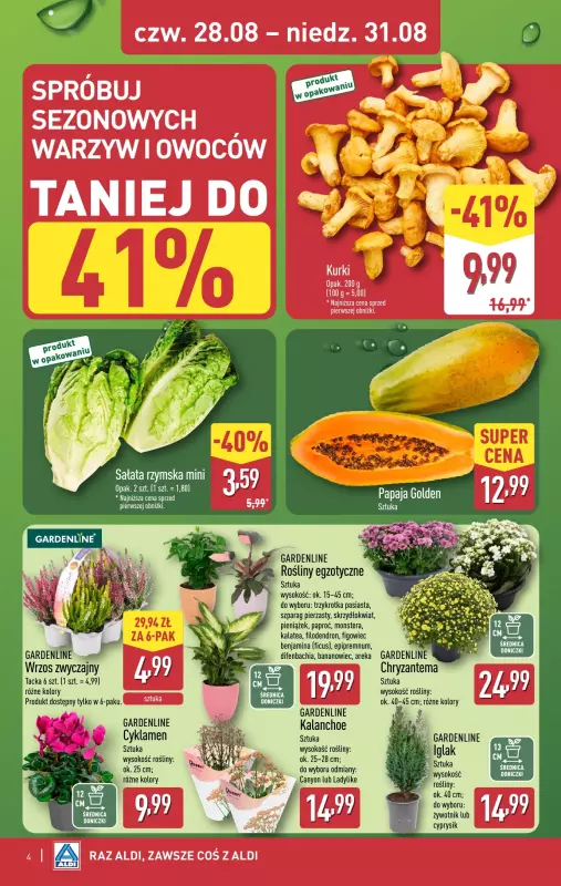 Aldi - gazetka promocyjna Weekend super cen w Aldi! od czwartku 28.08 do niedzieli 31.08 - strona 4