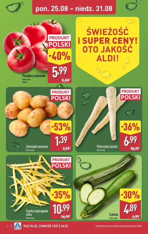 Aldi - gazetka promocyjna Pełny katalog! od poniedziałku 25.08 do niedzieli 31.08 - strona 2