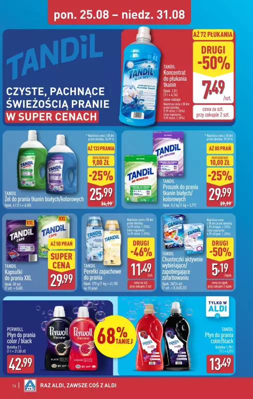 Aldi - gazetka promocyjna Pełny katalog! od poniedziałku 25.08 do niedzieli 31.08 - strona 16