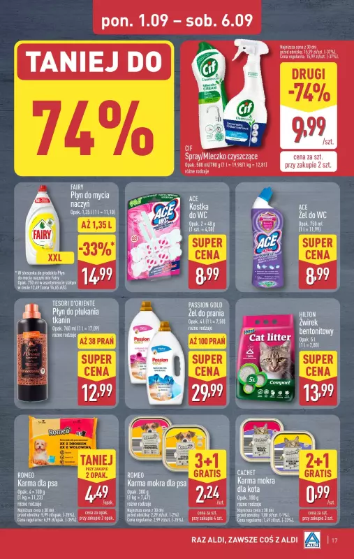 Aldi - gazetka promocyjna Pełny katalog! od poniedziałku 01.09 do soboty 06.09 - strona 17