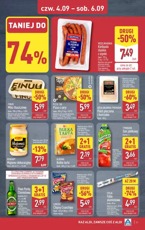Aldi - gazetka promocyjna Pełny katalog! od poniedziałku 01.09 do soboty 06.09 - strona 31