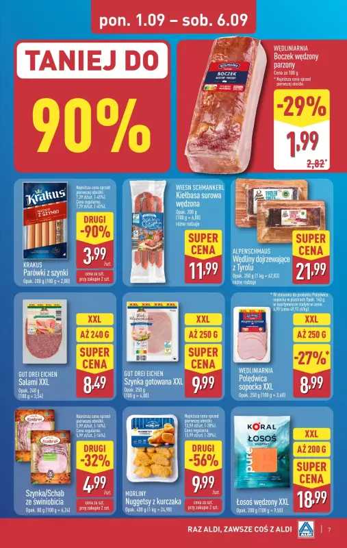 Aldi - gazetka promocyjna Pełny katalog! od poniedziałku 01.09 do soboty 06.09 - strona 7