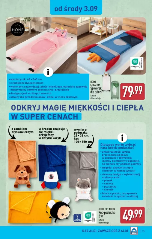 Aldi - gazetka promocyjna Pełny katalog! od poniedziałku 01.09 do soboty 06.09 - strona 25