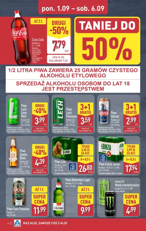 Aldi - gazetka promocyjna Pełny katalog! od poniedziałku 01.09 do soboty 06.09 - strona 16