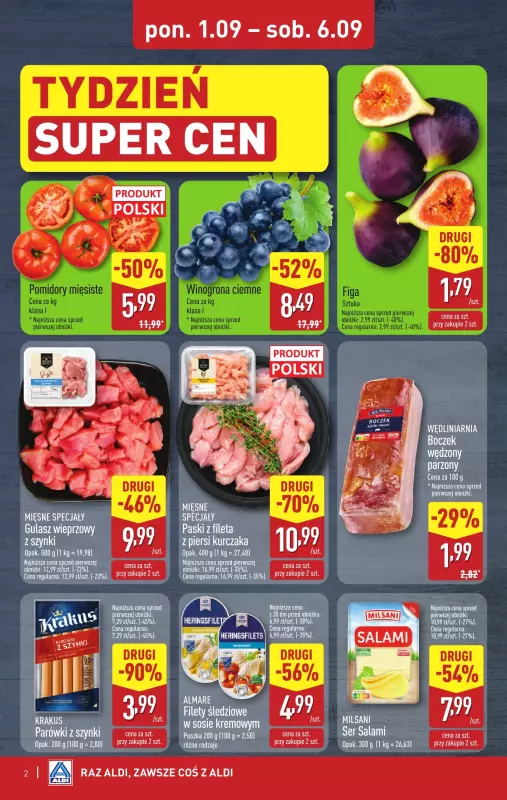 Aldi - gazetka promocyjna Weekend super cen w Aldi! od czwartku 04.09 do soboty 06.09 - strona 2