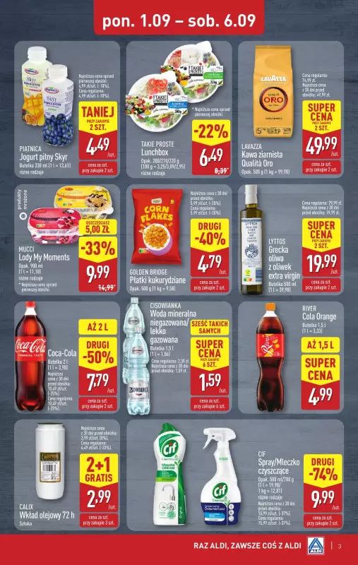 Aldi - gazetka promocyjna Weekend super cen w Aldi! od czwartku 04.09 do soboty 06.09 - strona 3