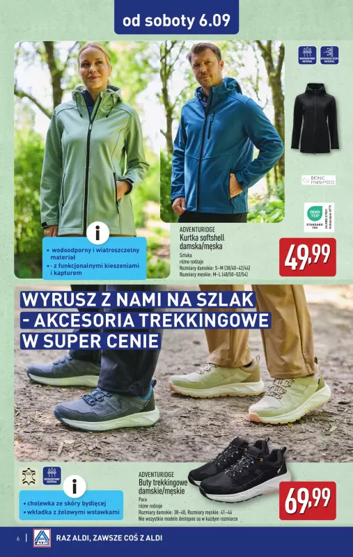 Aldi - gazetka promocyjna Super okazje od soboty w Aldi! od soboty 06.09 do piątku 12.09 - strona 6