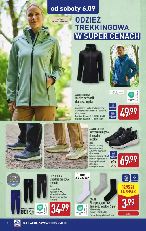 Aldi - gazetka promocyjna Super okazje od soboty w Aldi! od soboty 06.09 do piątku 12.09 - strona 2