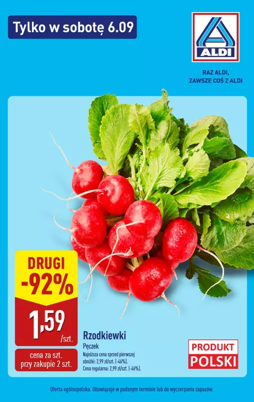 Aldi - gazetka promocyjna Tylko w sobotę! od soboty 06.09 do soboty 06.09 - strona 4