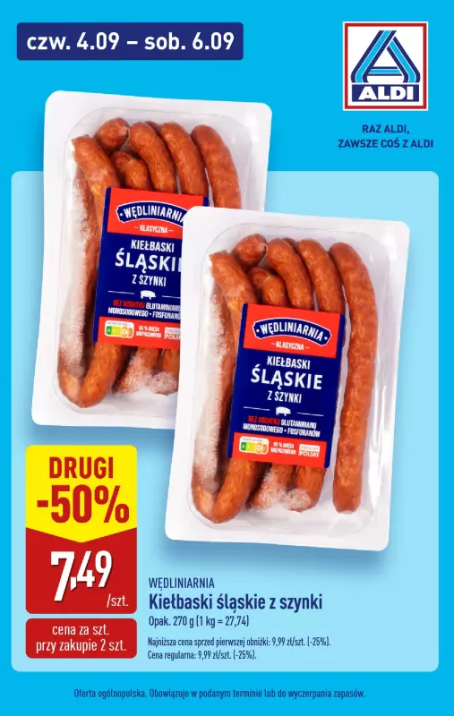 Aldi - gazetka promocyjna Weekend super cen w Aldi! od czwartku 04.09 do soboty 06.09 - strona 5