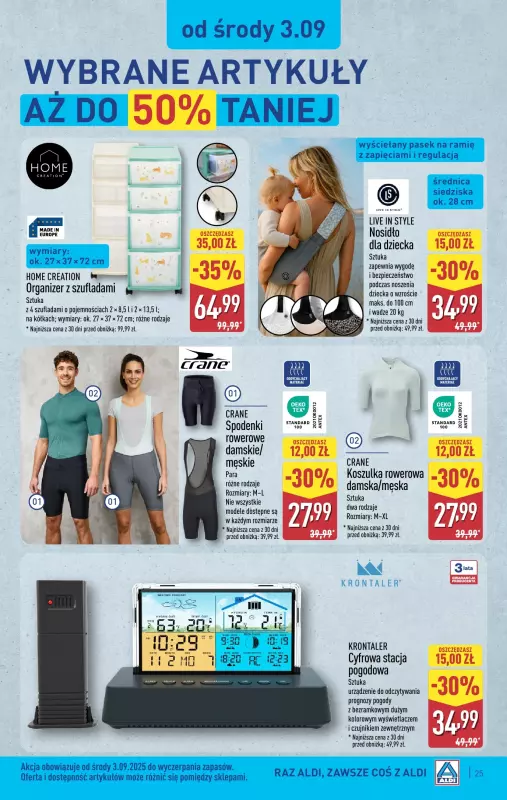 Aldi - gazetka promocyjna Pełny katalog! od poniedziałku 01.09 do soboty 06.09 - strona 25