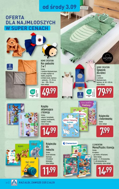 Aldi - gazetka promocyjna Pełny katalog! od poniedziałku 01.09 do soboty 06.09 - strona 30