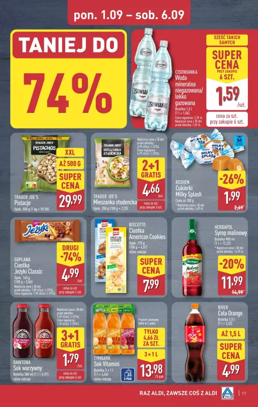 Aldi - gazetka promocyjna Pełny katalog! od poniedziałku 01.09 do soboty 06.09 - strona 17