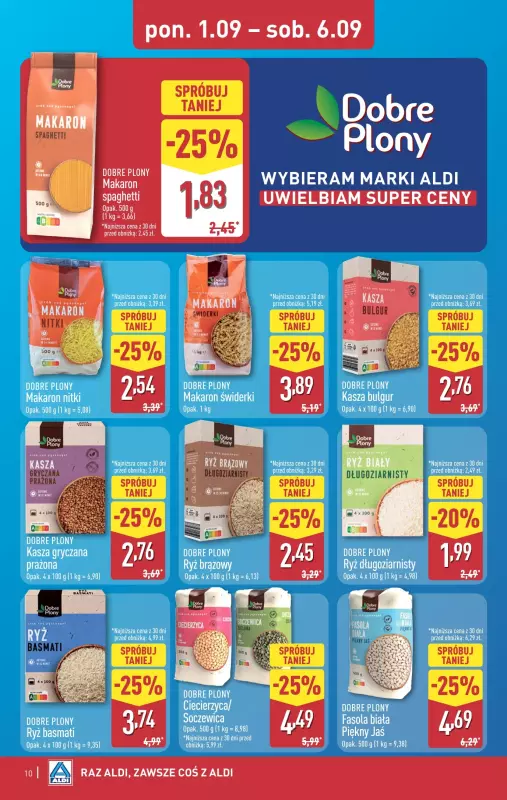Aldi - gazetka promocyjna Pełny katalog! od poniedziałku 01.09 do soboty 06.09 - strona 10