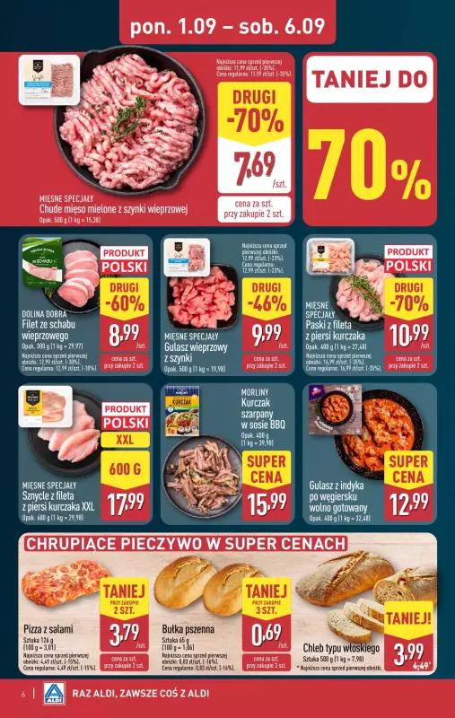 Aldi - gazetka promocyjna Pełny katalog! od poniedziałku 01.09 do soboty 06.09 - strona 6