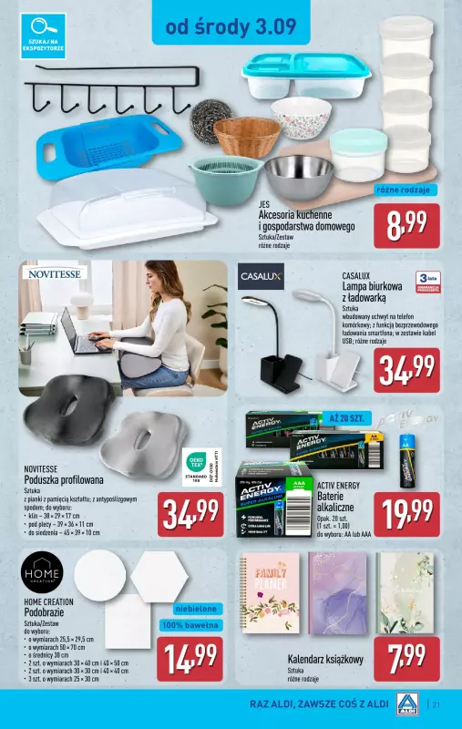 Aldi - gazetka promocyjna Pełny katalog! od poniedziałku 01.09 do soboty 06.09 - strona 21
