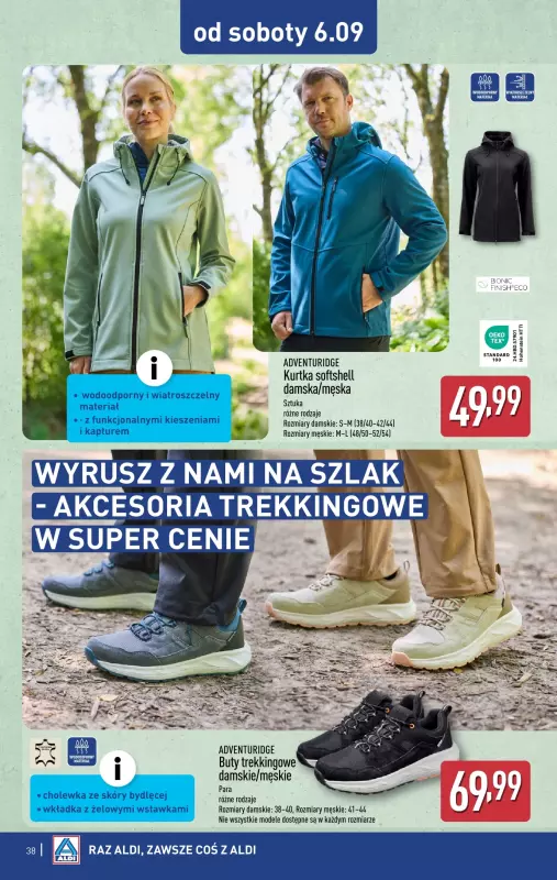 Aldi - gazetka promocyjna Pełny katalog! od poniedziałku 01.09 do soboty 06.09 - strona 38
