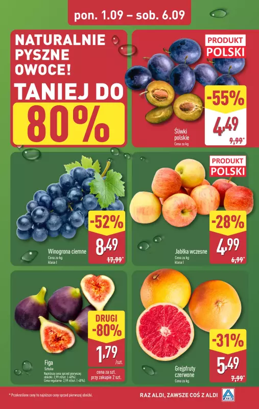 Aldi - gazetka promocyjna Farmer Aldik poleca! od poniedziałku 01.09 do soboty 06.09 - strona 3