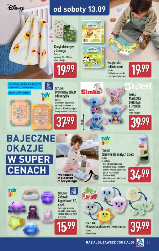 Aldi - gazetka promocyjna Aldi ma to coś! od środy 10.09 do soboty 13.09 - strona 11