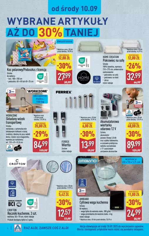 Aldi - gazetka promocyjna Aldi ma to coś! od środy 10.09 do soboty 13.09 - strona 4