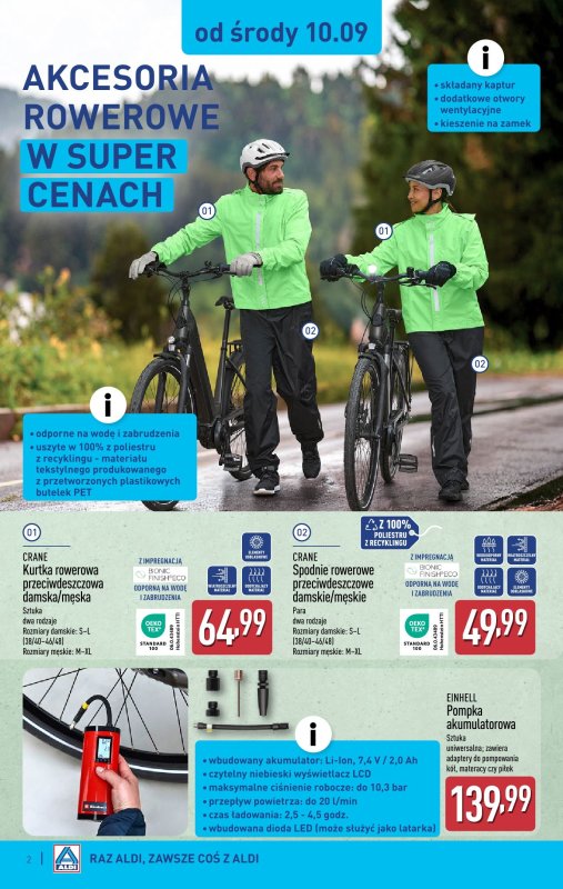 Aldi - gazetka promocyjna Aldi ma to coś! od środy 10.09 do soboty 13.09 - strona 2