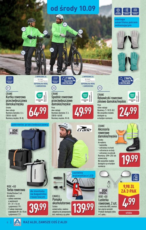 Aldi - gazetka promocyjna Aldi ma to coś! od środy 10.09 do soboty 13.09 - strona 8