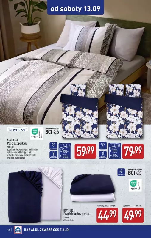 Aldi - gazetka promocyjna Pełny katalog! od poniedziałku 08.09 do soboty 13.09 - strona 38