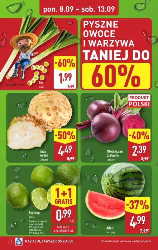 Aldi - gazetka promocyjna Pełny katalog! od poniedziałku 08.09 do soboty 13.09 - strona 4