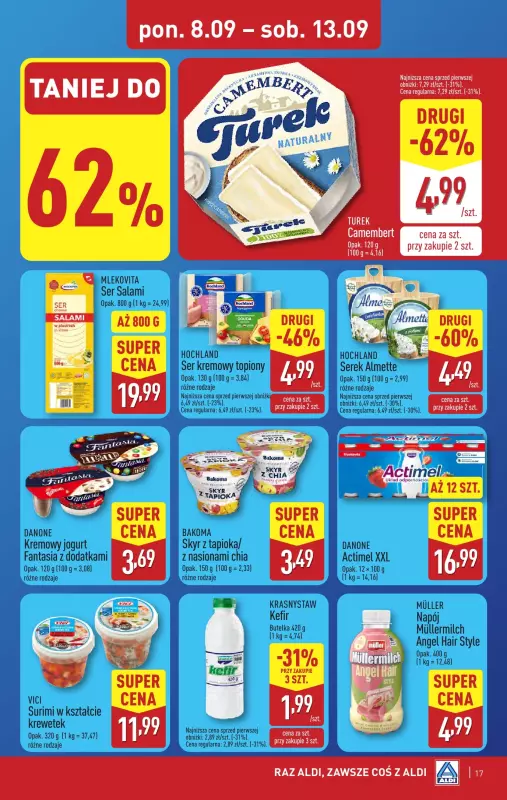 Aldi - gazetka promocyjna Pełny katalog! od poniedziałku 08.09 do soboty 13.09 - strona 17