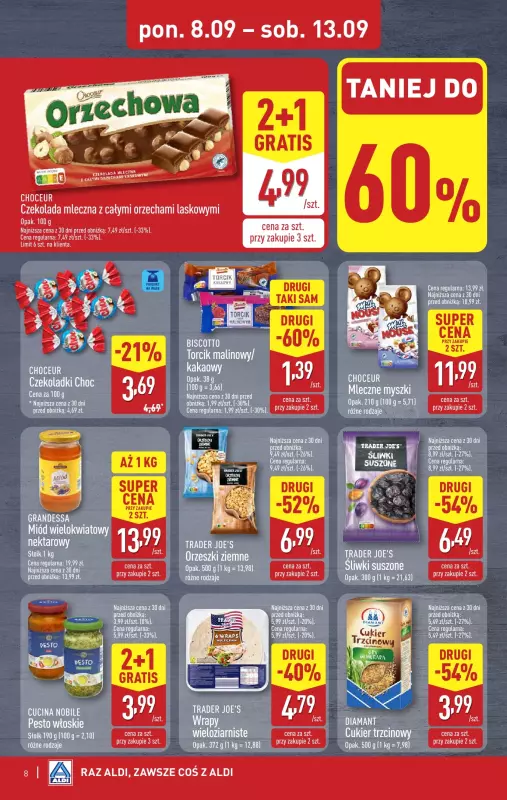 Aldi - gazetka promocyjna Pełny katalog! od poniedziałku 08.09 do soboty 13.09 - strona 8