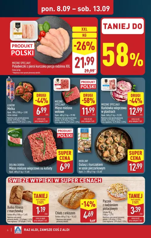 Aldi - gazetka promocyjna Pełny katalog! od poniedziałku 08.09 do soboty 13.09 - strona 6