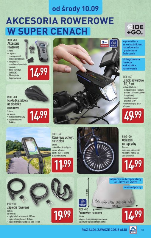 Aldi - gazetka promocyjna Pełny katalog! od poniedziałku 08.09 do soboty 13.09 - strona 31