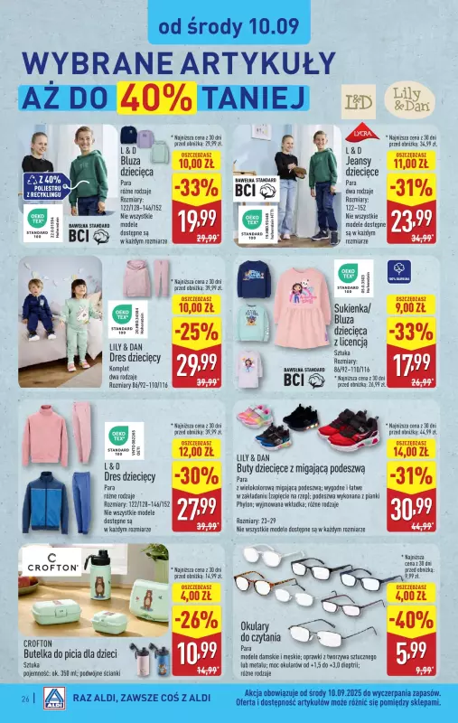 Aldi - gazetka promocyjna Pełny katalog! od poniedziałku 08.09 do soboty 13.09 - strona 26