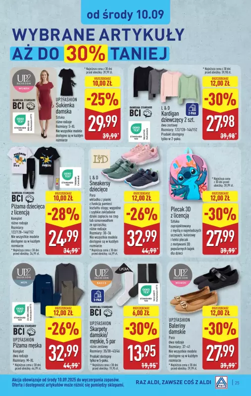 Aldi - gazetka promocyjna Pełny katalog! od poniedziałku 08.09 do soboty 13.09 - strona 25