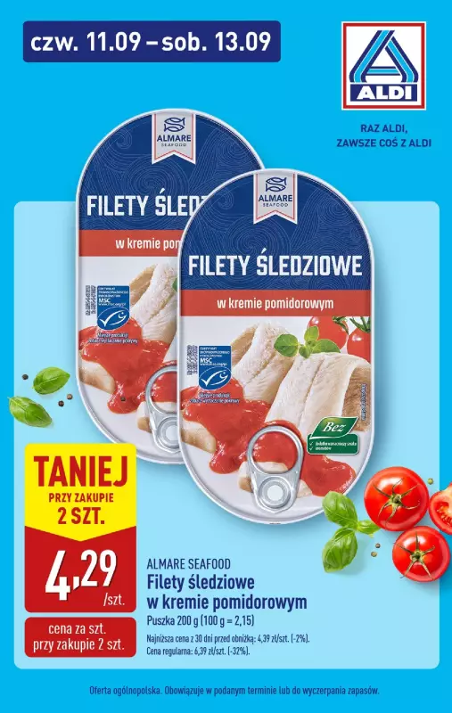 Aldi - gazetka promocyjna Weekend super cen w Aldi! od czwartku 11.09 do soboty 13.09 - strona 7
