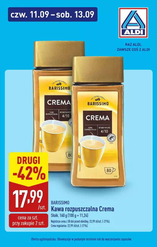 Aldi - gazetka promocyjna Weekend super cen w Aldi! od czwartku 11.09 do soboty 13.09 - strona 8