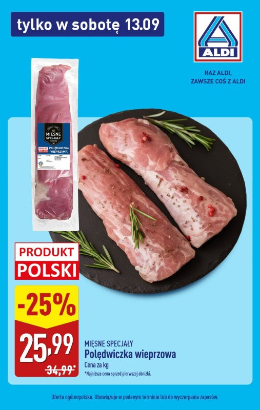 Aldi - gazetka promocyjna Tylko w sobotę! od soboty 13.09 do soboty 13.09 - strona 5