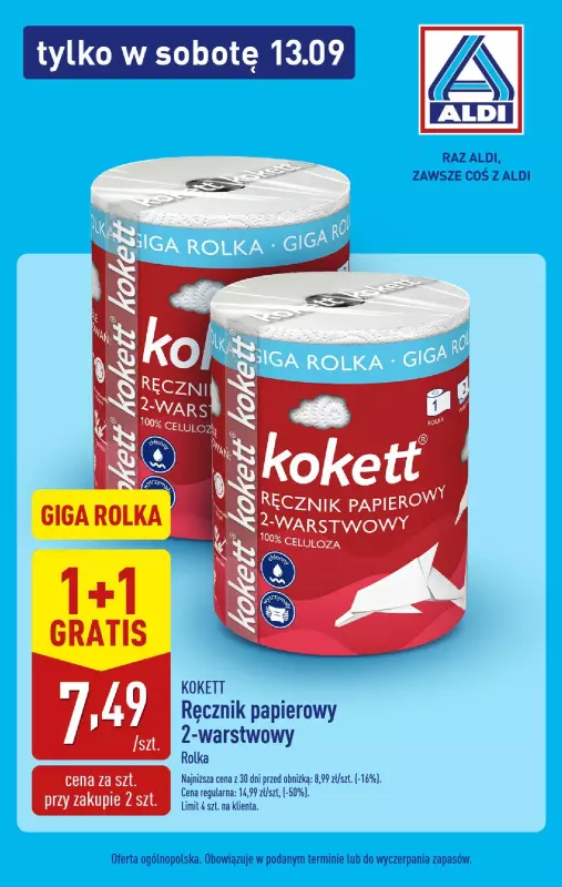 Aldi - gazetka promocyjna Tylko w sobotę!   - strona 3