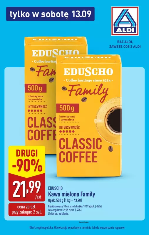 Aldi - gazetka promocyjna Tylko w sobotę! od soboty 13.09 do soboty 13.09 - strona 4
