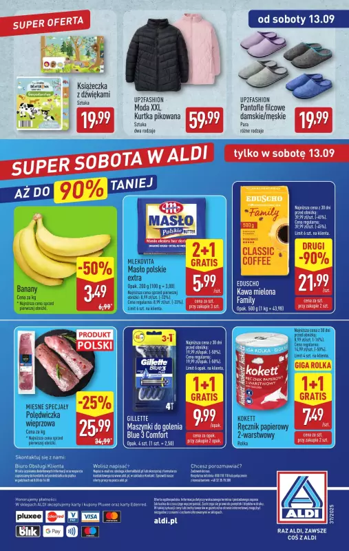 Aldi - gazetka promocyjna Sobota pełna nowości w super cenach! od soboty 13.09 do piątku 19.09 - strona 8