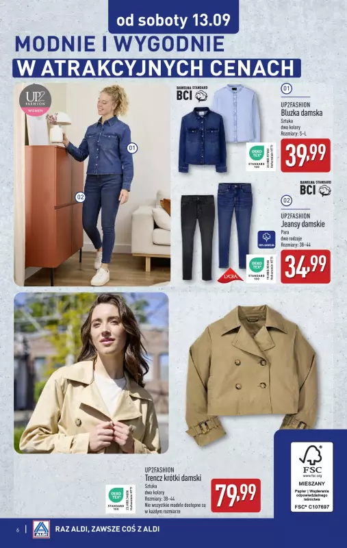 Aldi - gazetka promocyjna Sobota pełna nowości w super cenach! od soboty 13.09 do piątku 19.09 - strona 6