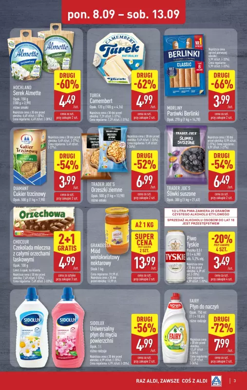 Aldi - gazetka promocyjna Weekend super cen w Aldi! od czwartku 11.09 do soboty 13.09 - strona 3