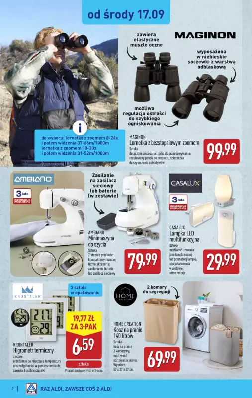 Aldi - gazetka promocyjna Aldi ma to coś! od środy 17.09 do soboty 20.09 - strona 2